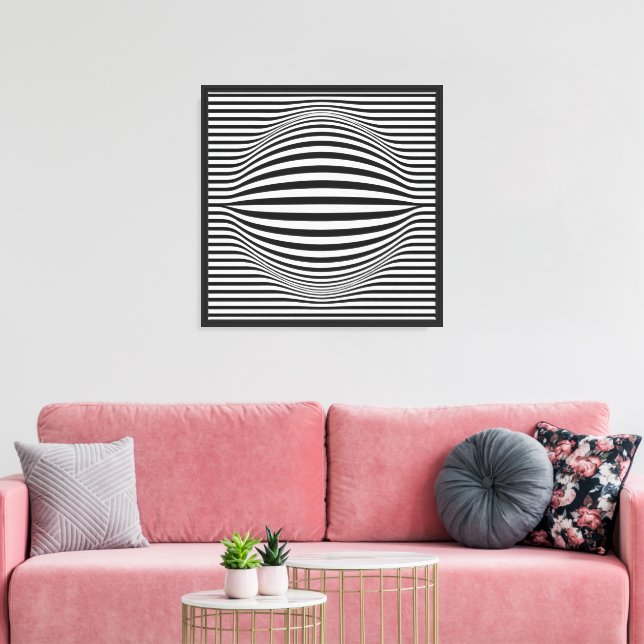 Kolvåg Ripple Canvastryck (Insitu (Vardagsrum))