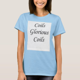 Kolvar Gloriösa ringar naturliga hairTee Shirt Wom T-shirt
