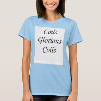 Kolvar Gloriösa ringar naturliga hairTee Shirt Wom T-shirt