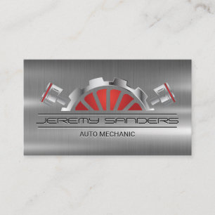 Kolvar Metallisk Auto Services-Affärskort Visitkort