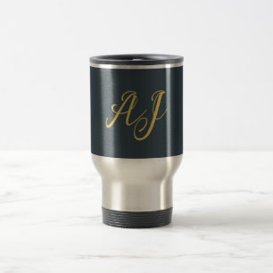 Kolvask Gul Färg Monogram Professionell Initial Resemugg