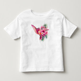 Kolvibri Frangipani PNG Akvarell Fågel Design T Shirt