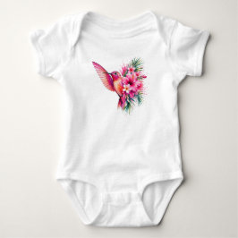 Kolvibri Frangipani PNG Akvarell Fågel Design T Shirt