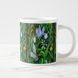 Kolvibri och Iris kaffekopp Jumbo Mugg