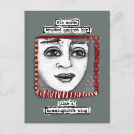 Kolvibris ving postkort vykort