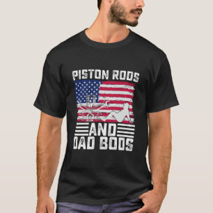 Kolvstänger Och Pappa-Kroppar Mekaniker USA 4:e Ju T Shirt
