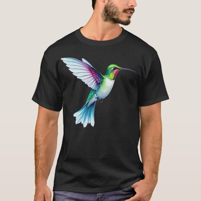 Kolvuggla Älskare Akvarell T Shirt (Framsida)