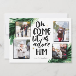 Kom Adore Him 4 PH | Julfoto-kort Julkort