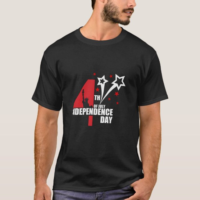 Kom alltid hit den 4 juli t shirt (Framsida)