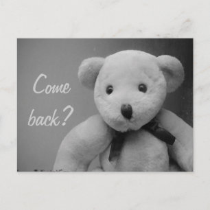 Kom Back Teddy Vykort