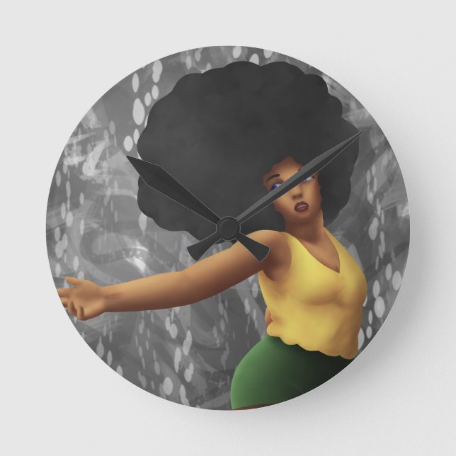 kom bort med mig rund klocka (Framsida)