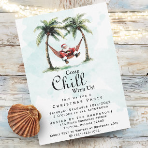"Kom Chill with US" jul Party Inbjudningar