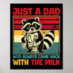Kom Ck Med Mjölken Fars Dag Poster
