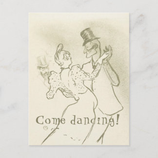 Kom dans | Lautrec - Dancing-par Vykort