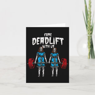 Kom Deadlift med oss Viktlyftande bodybuilding F Kort