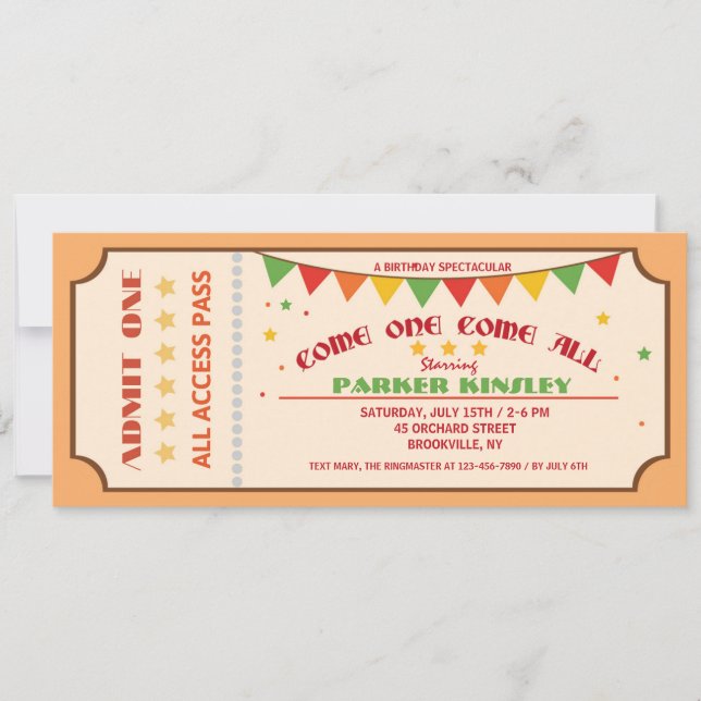 Kom en Kom alla inbjudan (Framsida)