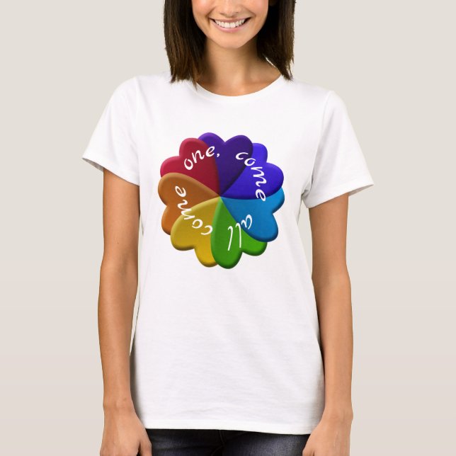 kom ett, kom all T-Shirt (Framsida)
