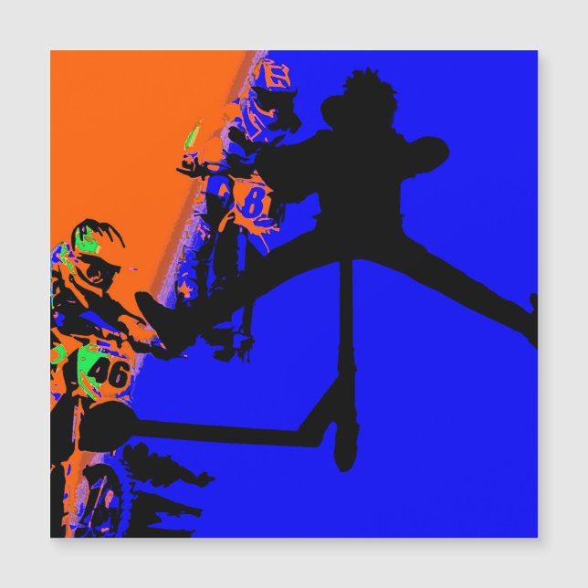 Kom fram till - Motox och Scooter Magnet (Framsida)