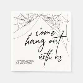 Kom Håll ut med oss Halloween fest Napkins Pappersservett