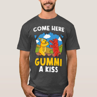 Kom här Gummi A Kiss Gummy Bear Premium T Shirt