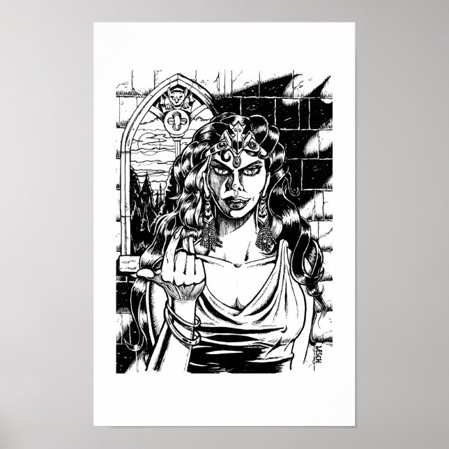 "Kom Hither" - illustration av Tracy Lesch Poster (Framsidan)