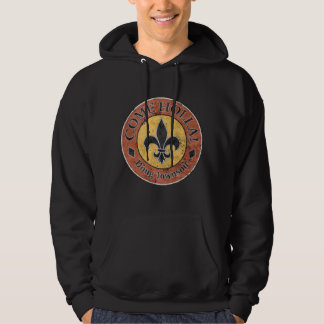 Kom Holla! Logotyp av loppcirkel Hoodie