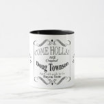 Kom Holla! Merchandise Mugg<br><div class="desc">Kom Holla! Merchandise-Åldras med pride - svart-vita tecken</div>