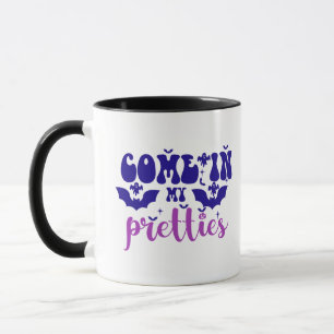 Kom i Mina pretties Fladdermus Spöken Halloween Mugg