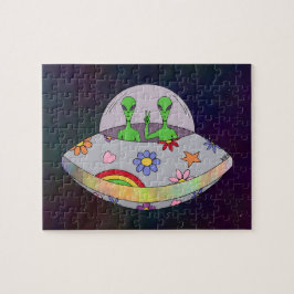 Kom i Peace UFO Pussel