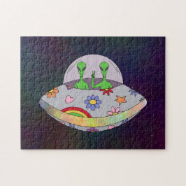 Kom i Peace UFO Pussel
