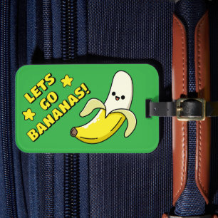 Kom igen Bananar! Kelly Grön Bagagebricka