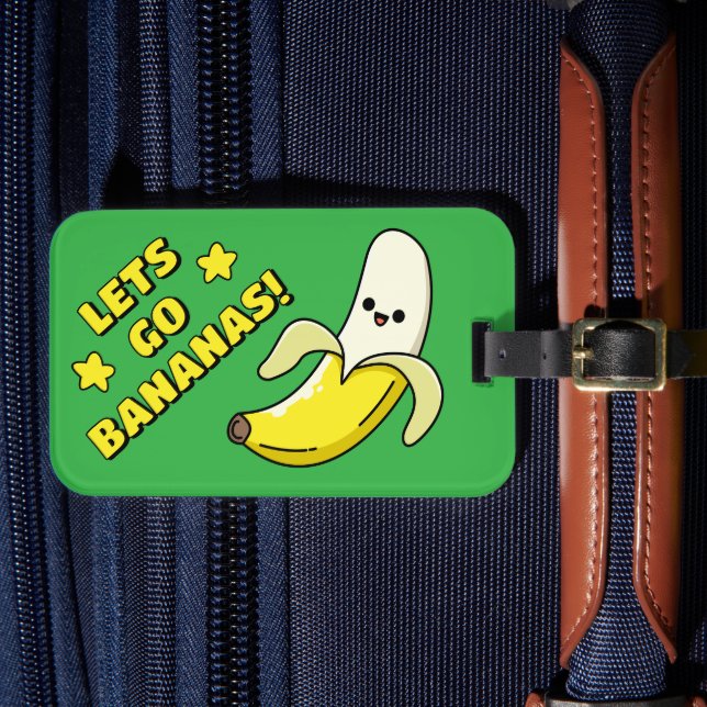 Kom igen Bananar! Kelly Grön Bagagebricka (Framsida Insitu 4)