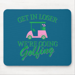 Kom igen golfar golfvagn söt golfarmor musmatta