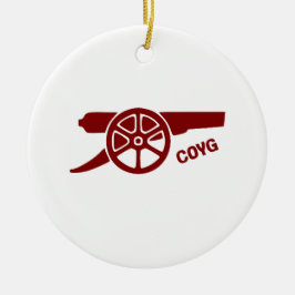 Kom igen Gunners COYG Julgransprydnad Keramik