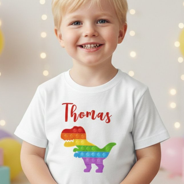 Kom igen! Pastel pop it dino boy T Shirt (Skapare uppladdad)