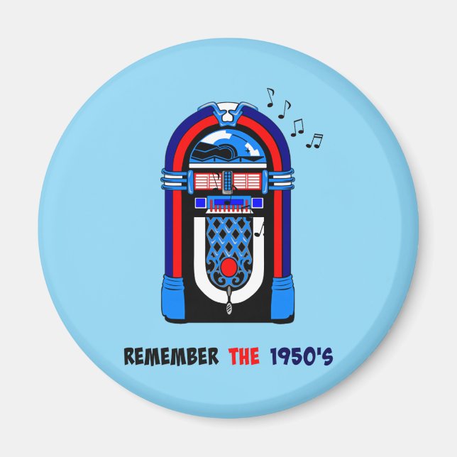Kom ihåg 1950-talet magnet (Framsidan)