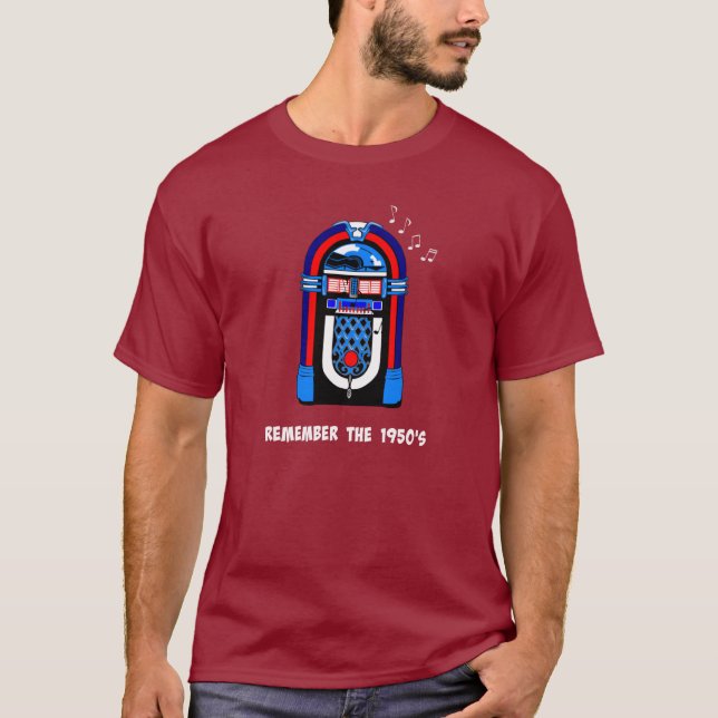 "Kom ihåg 1950-talet" T Shirt (Framsida)