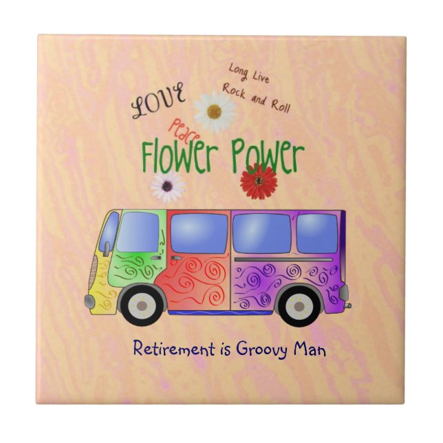 Kom ihåg 60-talet Rock and roll, groovy... Kakelplatta (Framsidan)