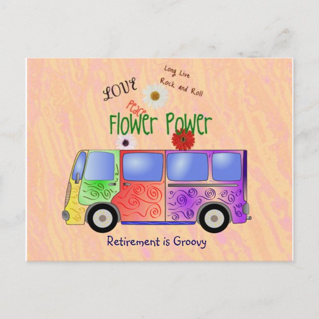 Kom ihåg 60-talets Rock and Roll, Groovy,  Vykort (Framsida)