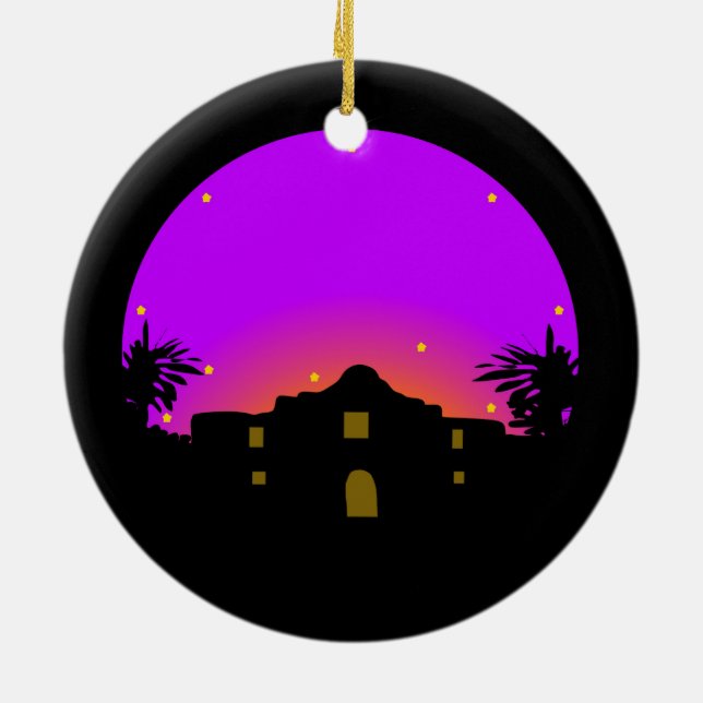 Kom ihåg Alamo Ornament (Baksidan)