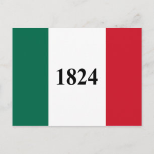 Kom ihåg Alamo Texas Statlig flagga Vykort