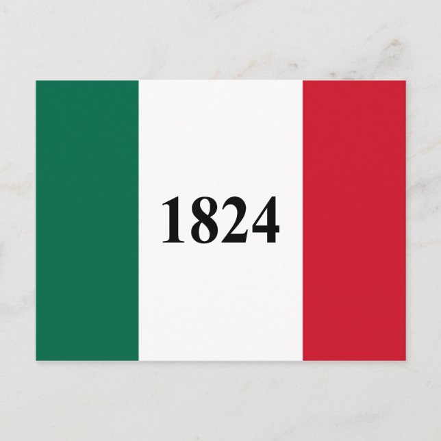 Kom ihåg Alamo Texas Statlig flagga Vykort (Framsida)