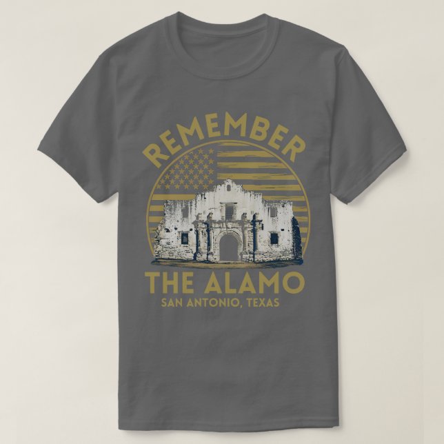 Kom ihåg ALAMO TShirt T Shirt (Design framsida)
