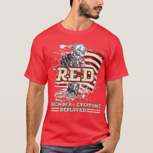 Kom ihåg alla Veteran Deployd Fredag 1 (2) T Shirt