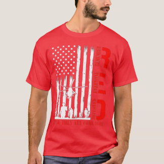 Kom ihåg alla Veteran Deployed RED Fredag (103) T Shirt