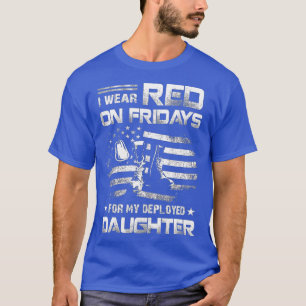 Kom ihåg alla Veteran Deployed RED Fredag (40) T Shirt