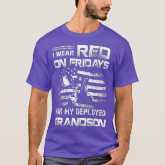 Kom ihåg alla Veteran Deployed RED Fredag (42) T Shirt