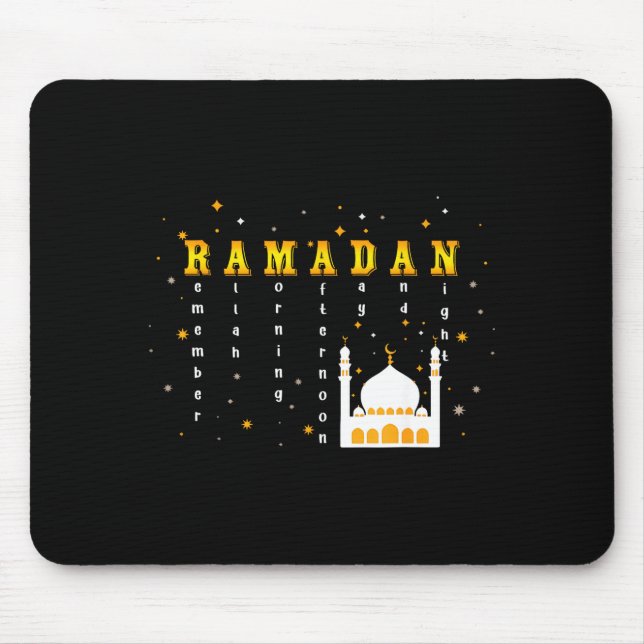 Kom ihåg Allah Ramadan Mubarak Kareem  Musmatta (Framsidan)