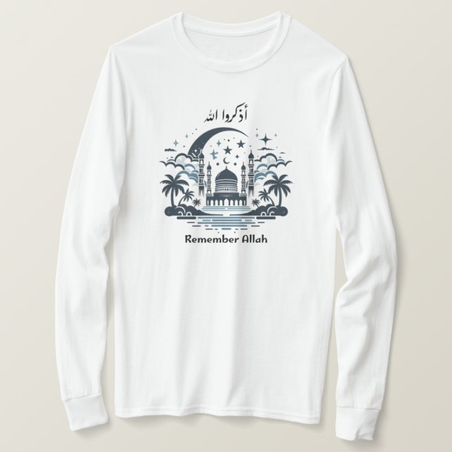 Kom ihåg Allah T Shirt (Design framsida)