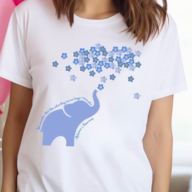Kom ihåg Alzheimers demensstödsgåva, T Shirt (Skapare uppladdad)